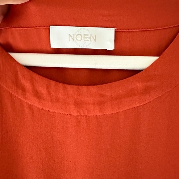 NOEN Nordic Oversized Dress Size 8 Orange/Pink/Red European Summer - Picture 3 of 6
